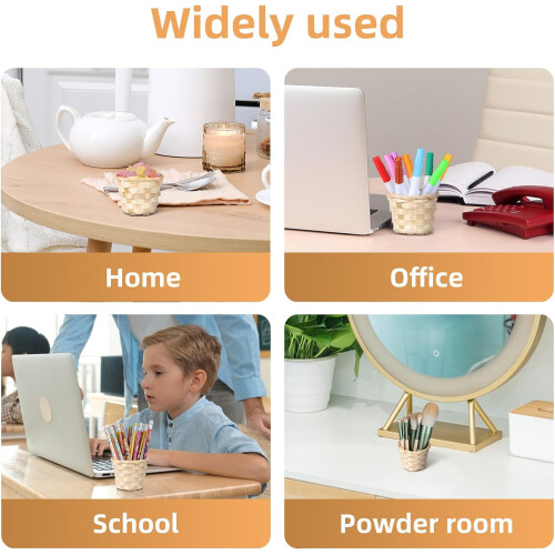 5pcs Synthetic Material Storage Baskets with Simple Design for Home and Picnic Use 2