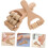 4pcs Massage Roller Tool for Foot Calf and Lower Back Relief Finger Roller for Deep Tissue Massage 8