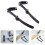 4Pcs Black Nylon Roller Skate Straps with Buckle Replacement for Inline Skates and Snowboard Bindings 7