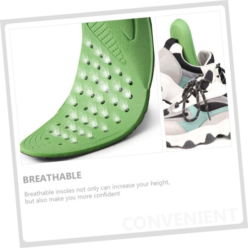 4pairs Comfortable Foot Insoles for Men Replaceable Shoe Inserts Shock-absorbing Technology Multi-function 1