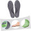 4pairs Comfortable Foot Insoles for Men Replaceable Shoe Inserts Shock-absorbing Technology Multi-function 4