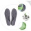 4pairs Comfortable Foot Insoles for Men Replaceable Shoe Inserts Shock-absorbing Technology Multi-function 5