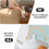 4pcs Teapot Handle Bamboo Kettle Handle Replacement Ergonomic Iron Material Easy Installation Sturdy 6