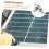 4pcs Solar Panel Grounding Clip Cable Clamp Solar Grounding Lug Wire Management Clip 4