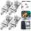 4pcs Solar Panel Grounding Clip Cable Clamp Solar Grounding Lug Wire Management Clip 5