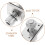 4pcs Solar Panel Grounding Clip Cable Clamp Solar Grounding Lug Wire Management Clip 6
