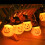 Halloween pumpkin string lights orange 20-count 2