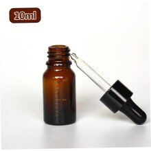 Glass Bottle for Essential Oils Refillable Glass Bottle 6Pcs with Scale Portable Travel Supply for Personal Care
