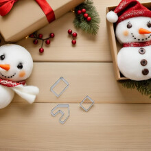 5 sets kerstkoekjesvormen, peperkoekhuisjes en koekjesuitstekers van roestvrij staal. Leuke en creatieve koekjesuitstekers.