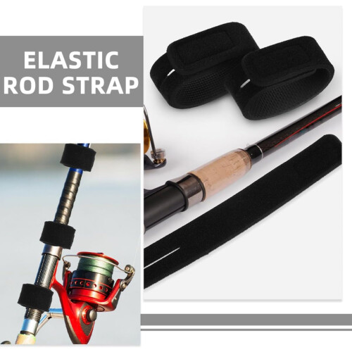 5 st elastiska fiskespöbandsband justerbara elastiska tyg och gummimaterial 2