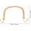 4pcs Kettle Accessory Kettle Handles Rattan Style Metal Sturdy Convenient Installation Replacement Grip 8