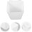 4pcs Hanging Cup Holder Rolling Cart Plastic Storage Bucket for Makeup Tools 4