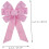 Elegant Easter Wreath Bow Set 4 Large Spring Decorations Durable Polyester Bows for Home Party 2