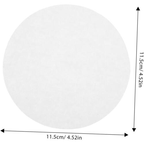 Backpapierkreise, weiß, rund, 500 Stück, 11,5 cm 1