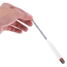 5 stuks alcoholtester glazen wijnmeter met een meetbereik van 0-96C voor nauwkeurige meting.