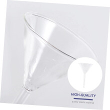stk. sett med trekantede laboratorietrakter i glass, koniske lange rørfyllingstrakter i størrelser 30/40/50/60/75 mm