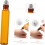 10pcs Refillable Glass Roller Bottles with Black Caps Essential Oil Containers 6