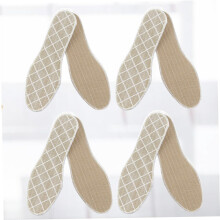 4 Paar Bambus-Einlegesohlen, schweißabsorbierend, leicht, Laufschuhe