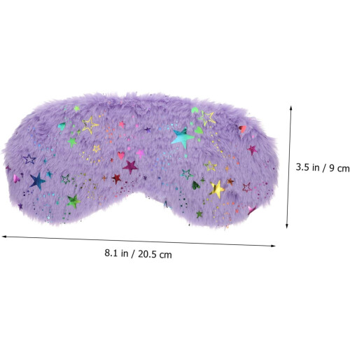 4 maschere per dormire in peluche, comode e anti-luce, per gli occhi. 2