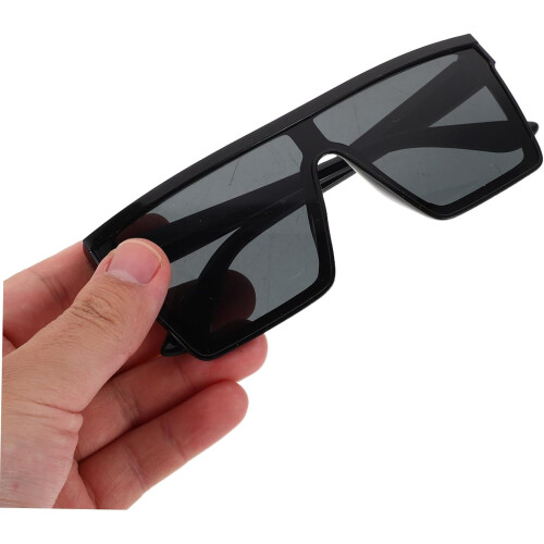 4pcs Square Frame Sunglasses for Men Women Oversized Aesthetic Sunglasses UV Blocking 2
