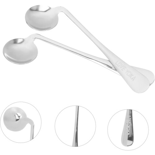 4pcs Portable Elderly Utensils Compact Adaptive Utensils Household Adaptive Spoons 1