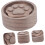 4 stuks houten etherische olie diffusers, natuurlijke aromatherapie diffuser 6