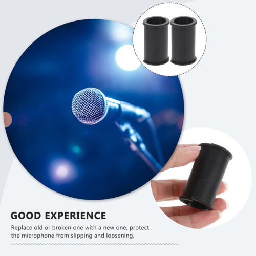 4pcs Rubber Microphone Shock Mount Sleeve Stable Rubber Washer Simple to Use Microphone Accessories 2