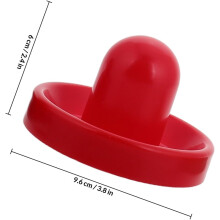 Tafelblad ijshockey pushers en pucks voor verbeterde gameplay, gemaakt van hars.
