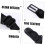 10 pezzi di cinghie elastiche regolabili per intimo, mascherine e cappelli (non estensibili) 2