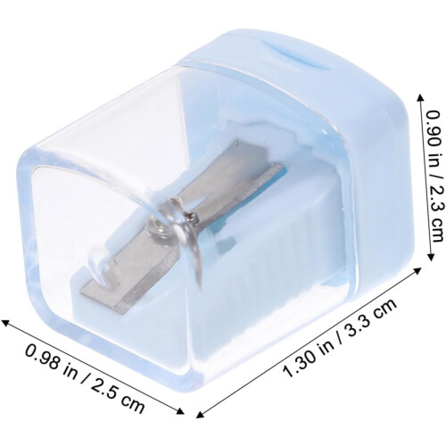 4pcs Single Hole Brow Pencil Sharpener Cosmetic Pencil Sharpener Cap Rust Resistant Makeup Tool 1