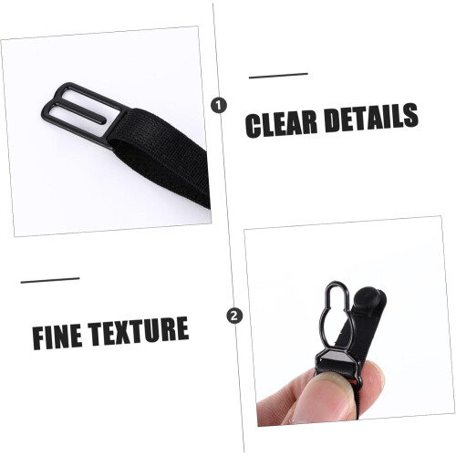 10 pezzi di cinghie elastiche regolabili per intimo, mascherine e cappelli (non estensibili) 2