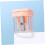 4pcs Single Hole Brow Pencil Sharpener Cosmetic Pencil Sharpener Cap Rust Resistant Makeup Tool 7