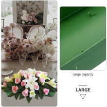 Lot de 4 plateaux en mousse à picots pour fleurs - Design élégant et moderne - Décoration polyvalente