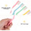 Ultra Soft Bristles Toothbrush 4pcs Assorted Colors Micro-nano Teeth Cleaning Tool 4