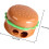 5 taille-crayons manuels en forme de hamburger 2