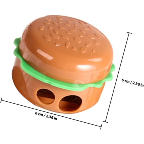 5 Stück manuelle Hamburger-Bleistiftspitzer, Handspitzer 1