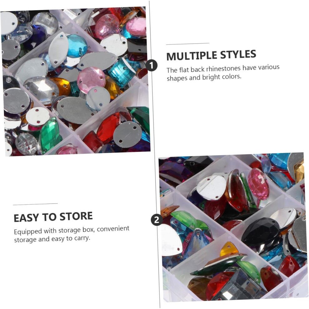 Hkhbjs Flatback Rhinestone Diy Craft Acrylic Rhinestones For Wedding Dress And Clothing Embellishment Sewing Handicraft Supplies