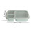 Portable Microwave-Safe Lunch Box with Compartment Pink 5