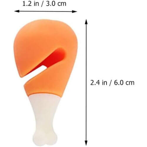 4pcs Silicone Pot Lid Holders Creative Carrot Chili Chicken Drumstick Shapes Practical Kitchen Tool 1