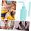 Rinse Bottles for Eyelash Extensions 4pcs 250ml Plastic Squeeze Bottles with Elbow Tip 7