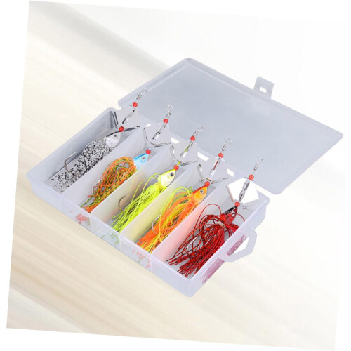 16 g 13 cm Bionic Angelköder-Set mit Quastenhaken, 5-teiliges Topwater-Angelköder-Set 2
