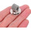 5pcs Self-Adhesive Wear-Resistant Iron Pen Clips with Rotatable Single Hole Lanyard Loop 4