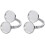 5pcs Adjustable Silver Plated Ring Bases 12mm Inner Diameter Portable Ring Holders 6
