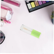 5 nachfüllbare Lipgloss-Tuben, tragbare Lippenstiftfläschchen, große Lippenölfläschchen mit Pinsel, leerer Lipgloss-Behälter aus Kunststoff