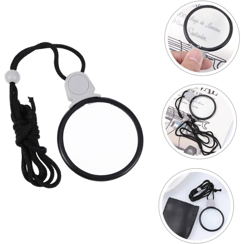 Hkhbjs 4Pcs Neck Wear Magnifiers Handheld Reading Magnifiers For Home Use For Reading Glasses Use