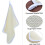4pcs Exfoliating Bath Cloth Square Bath Towel Quick Dry Scrub Face Cloth Short Loop Design 4