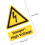 5Pcs High Voltage Warning Labels 60X44Mm Electric Shock Sign Decals Electrical Panel Stickers 2