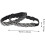 4pcs Lace up Elastic Replacement Shoe Straps for High Heels Decorative Studs Fixing Shoe Strap 2