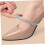 4pcs Lace up Elastic Replacement Shoe Straps for High Heels Decorative Studs Fixing Shoe Strap 4