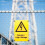 5Pcs High Voltage Warning Labels 60X44Mm Electric Shock Sign Decals Electrical Panel Stickers 4